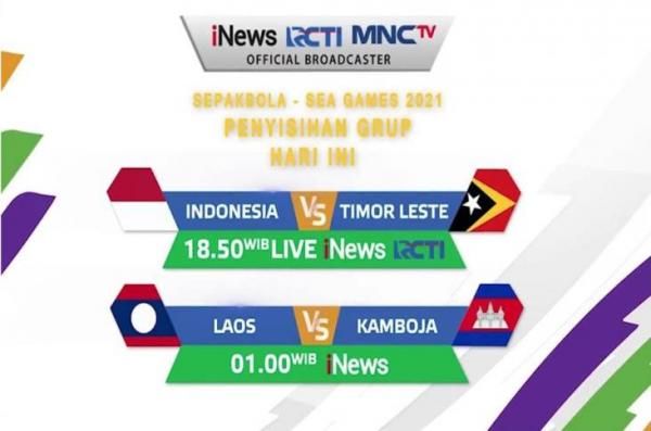 iNews dan RCTI Tayangkan LIVE Sepakbola Timnas Indonesia di SEA Games 2021