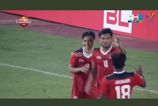 Indonesia Pesta Gol ke Gawang Timor Leste, Menang 4-1