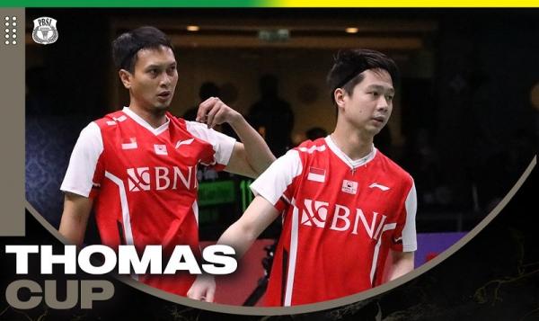 Piala Thomas 2022, Ahsan/Kevin Kalah dari Pasangan Korsel Kang Minhyuk/Seo Seung Jae