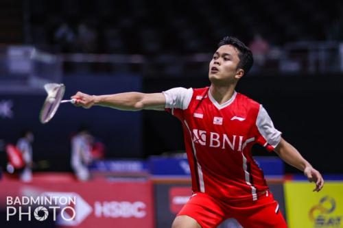 Anthony Ginting Hajar Kento Momota di Semifinal Piala Thomas 2022, Indonesia Unggul 1-0 atas Jepang