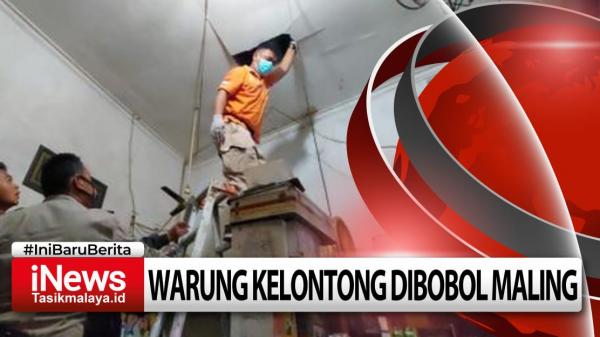 Video Warung Kelontong di Cisayong Dibobol Maling, Korban Rugi Jutaan Rupiah