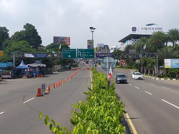 Siang Ini, Lalin Jalur Puncak Oneway Arah Jakarta