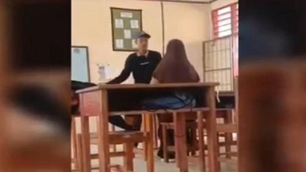 Pinrang Gempar, Video Pelajar Pria Aniaya Pelajar Wanita Diduga Pacarnya Viral