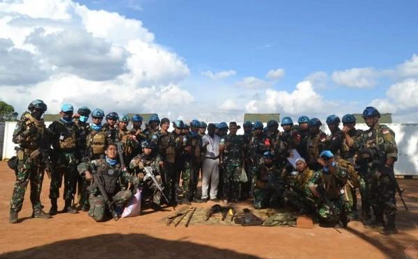 Upaya TNI Berhasil, Milisi Bersenjata di Kongo Serahkan Diri dan Senjata