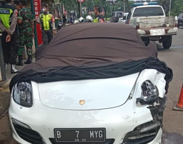 Viral Supercar Porsche Tabrak Pengemudi Ojol di Alam Sutera Tangerang, Berikut Kronologinya