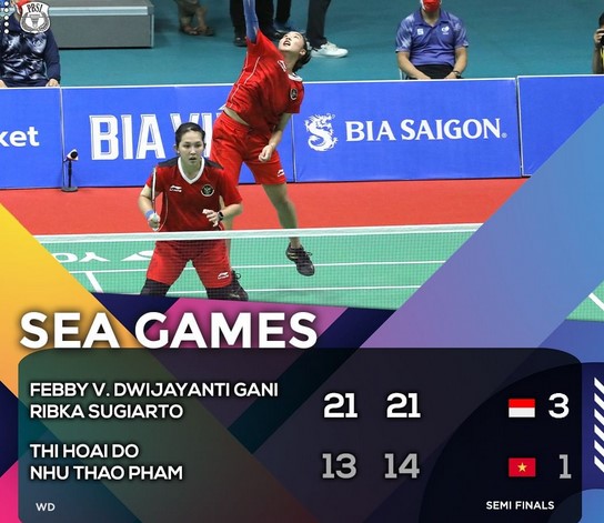 Libas Vietnam, Bulu Tangkis Putri Indonesia Lolos ke Final Sea Games 2021