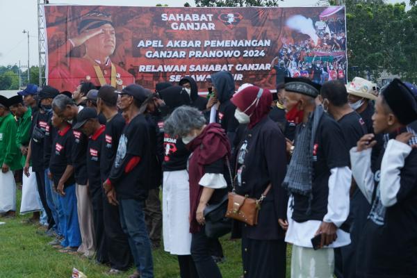 Unjuk Kekuatan, Sahabat Ganjar Gelar Apel Akbar di Jawa Timur