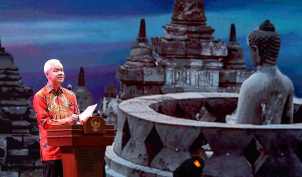 Candi Borobudur tak Sekadar Destinasi Wisata, Ganjar: Pusat Energi Umat Budha Penjuru Dunia