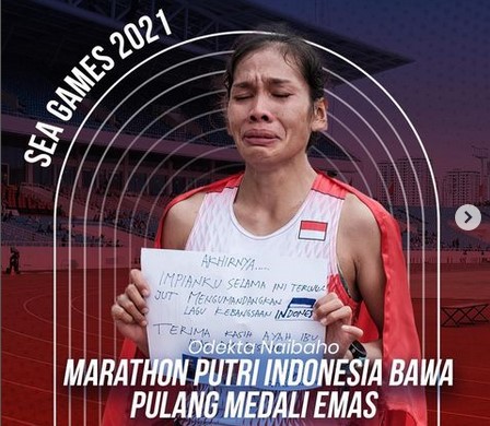 SEA Games 2021, Indonesia Sumbang 1 Emas dan 1 Perak dari Marathon