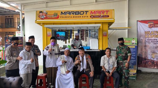 Kapolresta Bogor Kota Kembali Serahkan Gerai Marbot Mart Yang ke 35