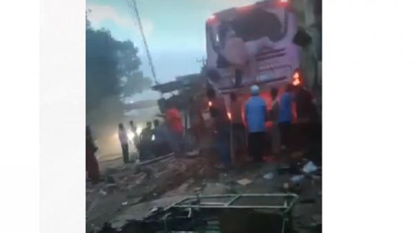 Jumlah Korban Kecelakaan Bus Pariwisata di Ciamis 27 Orang, 3 tewas