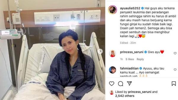 Idap Kanker Darah hingga Peradangan Rahim, Ayu Aulia: Semoga Aku Bisa Cepat Sembuh