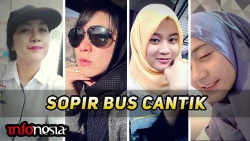 Pesona 5 Sopir Bus Cantik di Indonesia, Bikin Penumpang Betah