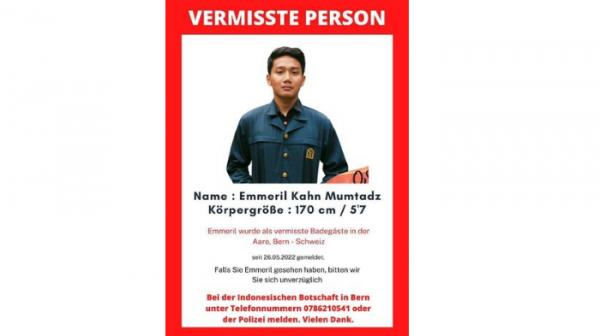 Beredar Poster Pencarian Anak Sulung Ridwan Kamil dalam Bahasa Jerman