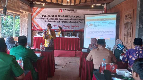 Dekati Pemilu Serentak 2024, Bawaslu Kabupaten Probolinggo adakan Sosialisasi Pengawasan Partisipati