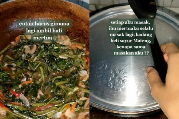 Viral! Menantu Mengeluh Masakannya Tidak Pernah Dimakan Mertua, Netizen Sarankan Ini