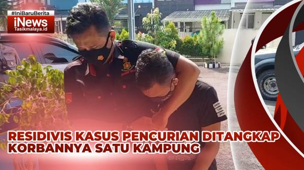 Video Residivis Kasus Pencurian Kembali Ditangkap Polisi, Korbannya Satu Kampung