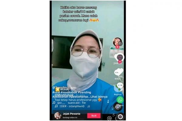 Cerita Pengalaman Memakaikan Kateter Pasien Ganteng, Mahasiswi Keperawatan Viral di Media sosial