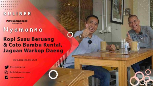 Kopi Susu Beruang & Coto Bumbu Kental, Jagoan Warkop Daeng