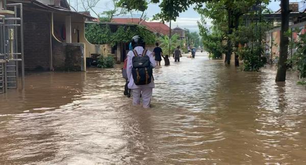 Hujan Deras, Sejumlah Wilayah Ponorogo Kota Terendam Banjir