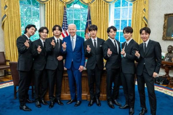 Presiden AS Joe Biden Puji BTS karena Tingkatkan Kesadaran Antisipasi Kejahatan Anti-Asia