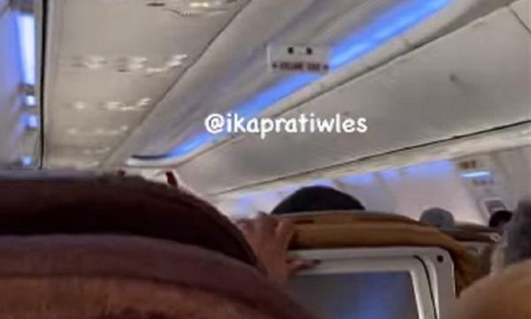 Viral Video Kepanikan Penumpang Pesawat Garuda Histeris Teriak Allahu Akbar, Ini Sebabnya