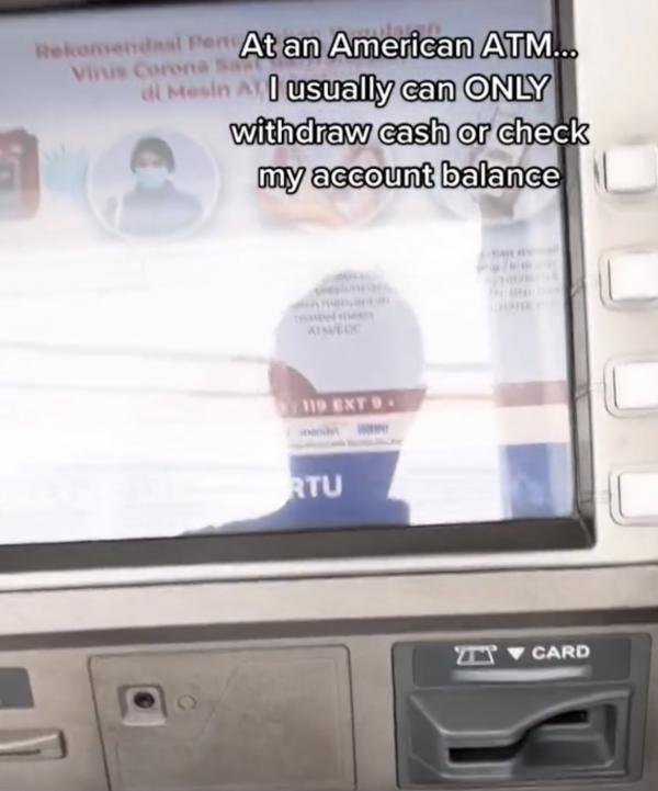 Viral Video Tik-Tok Bule Kagum dengan ATM di Indonesia, Warganet Bandingkan dengan QRIS