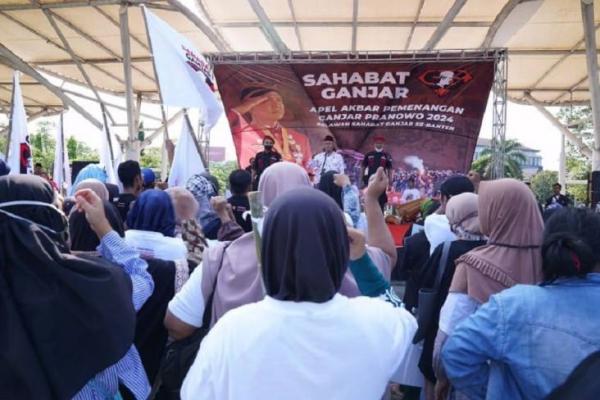 Sahabat Ganjar Banten Gelar Apel Akbar Deklarasi Dukung Ganjar Pranowo Pada Pilpres 2024