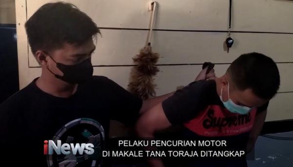 iNews Video : Polisi Ringkus Pelaku Pencuri Motor di Tana Toraja