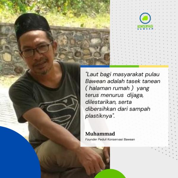 Mengenal Sosok Muhammad, Aktivis Lingkungan Bawean yang Berjuang Bebaskan Laut dari Sampah