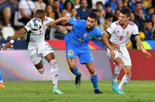 Gli Azzurri Kandaskan Hungaria di UEFA Nations League 2022-2023, Unggul 2-1