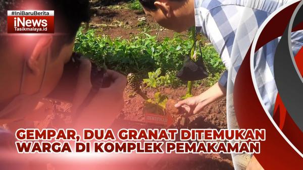 Video Dua Granat Nanas Masih Aktif Ditemukan Petani saat Panen Porang di Purbaratu Tasikmalaya