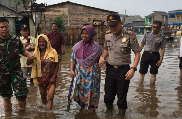 2 Kampung Di Teluk Naga Terendam Akibat Sungai Cisadane Meluap, BPBD : Ini Banjir Paling Tinggi