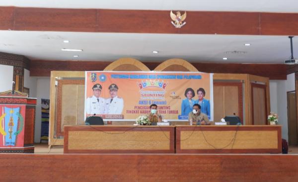 Wakil Bupati Tana Toraja Buka Pertemuan Manajemen Data Pencatatan dan Pelaporan Pencegahan Stunting