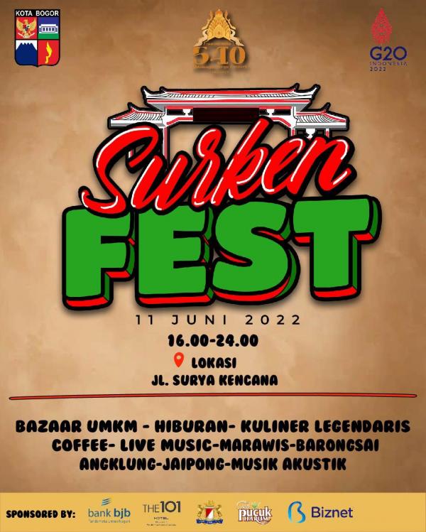 Besok Ada Surken Fest di Kota Bogor, Begini Rekayasa Lalu Lintas di Kawasan Suryakencana