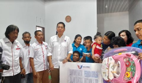Rayakan HUT Ke-7, DPD Perindo Sibolga Serahkan Bantuan ke RBM dan Panti Asuhan