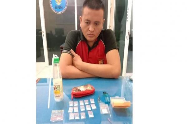 Miliki 14 Paket Sabu Oknum Polisi di Bengkulu Ditangkap BNNP