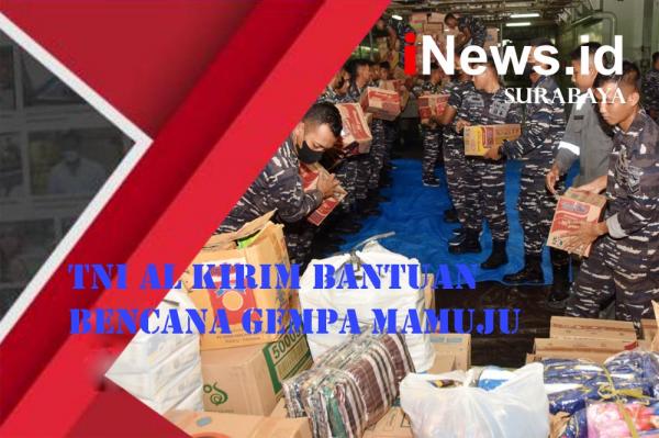TNI AL Koarmada Kirim Bantuan Bencana Gempa Mamuju