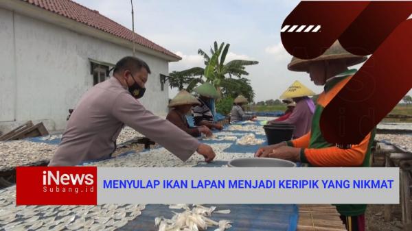 Video Aiptu Udin Berdayakan Istri Nelayan Patimban Membuat Kripik Ikan Lapan dan Bilis