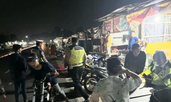 Razia Knalpot Bising di Cirebon, Puluhan Kendaraan Ditilang