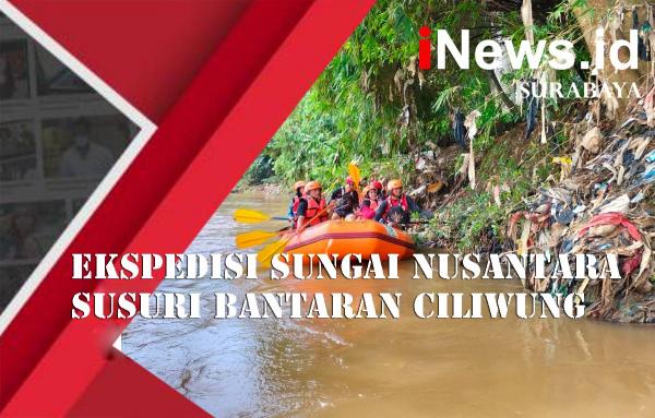 Ekspedisi Sungai Nusantara Susuri Bantaran Ciliwung