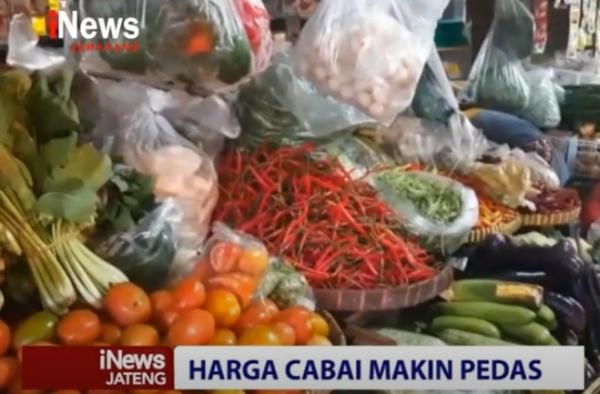 Lonjakan Harga Cabai Meroket Tinggi di Boyolali Kisaran Rp100.000 Perkilo
