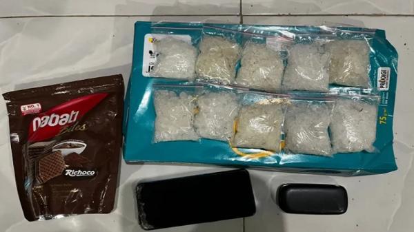 Kelabui Polisi, Pengedar Narkoba Kemas 500 Gram Sabu dalam Bungkus Wafer
