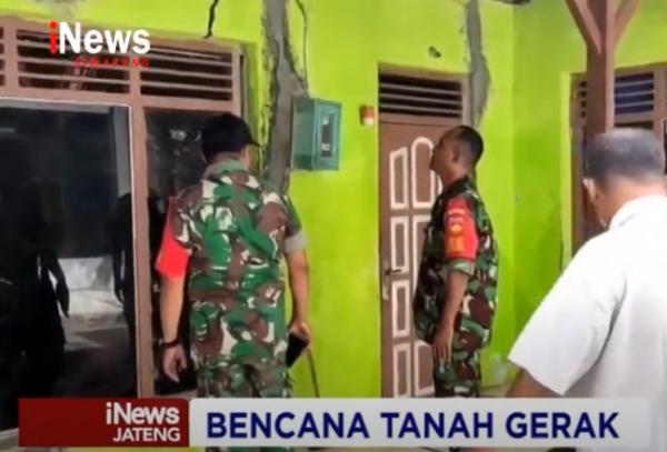 Puluhan Rumah Rusak Akibat Tanah Bergerak, Warga Tegal Mengungsi