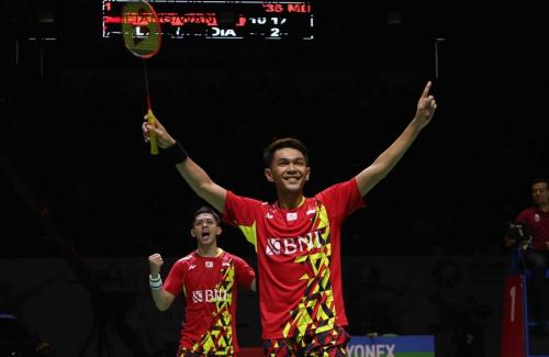 Fajar / Rian Bungkam Wakil Malaysia di Babak 32 Besar Indonesia Open 2022