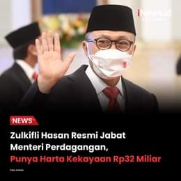 Putra Lampung Zulkifli Hasan Dilantik Sebagai Mendag