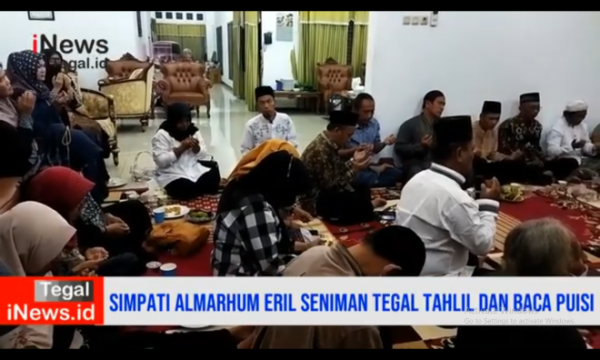 Video Seniman Tegal Gelar Tahlil dan Baca Puisi, Doa Buat Eril Ridwan Kamil