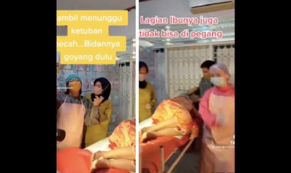 Viral Video Bidan Joget Nunggu Ibu Hamil Pecah Ketuban, Netizen: Nuraninya Dimana Itu? Sakit Jiwa!