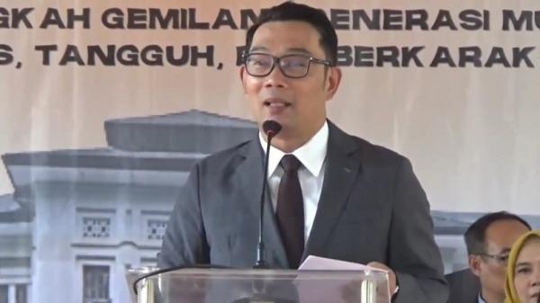 Ridwan Kamil Cerita Saat Eril Masih SMA, Pernah Beri Hadiah Satpam Sekolah Sepatu