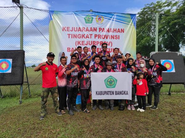 Jadi Runner Up di Kejurprov, 4 Atlet Panahan Kabupaten Bangka Target 10 Medali Kejurnas Kalteng